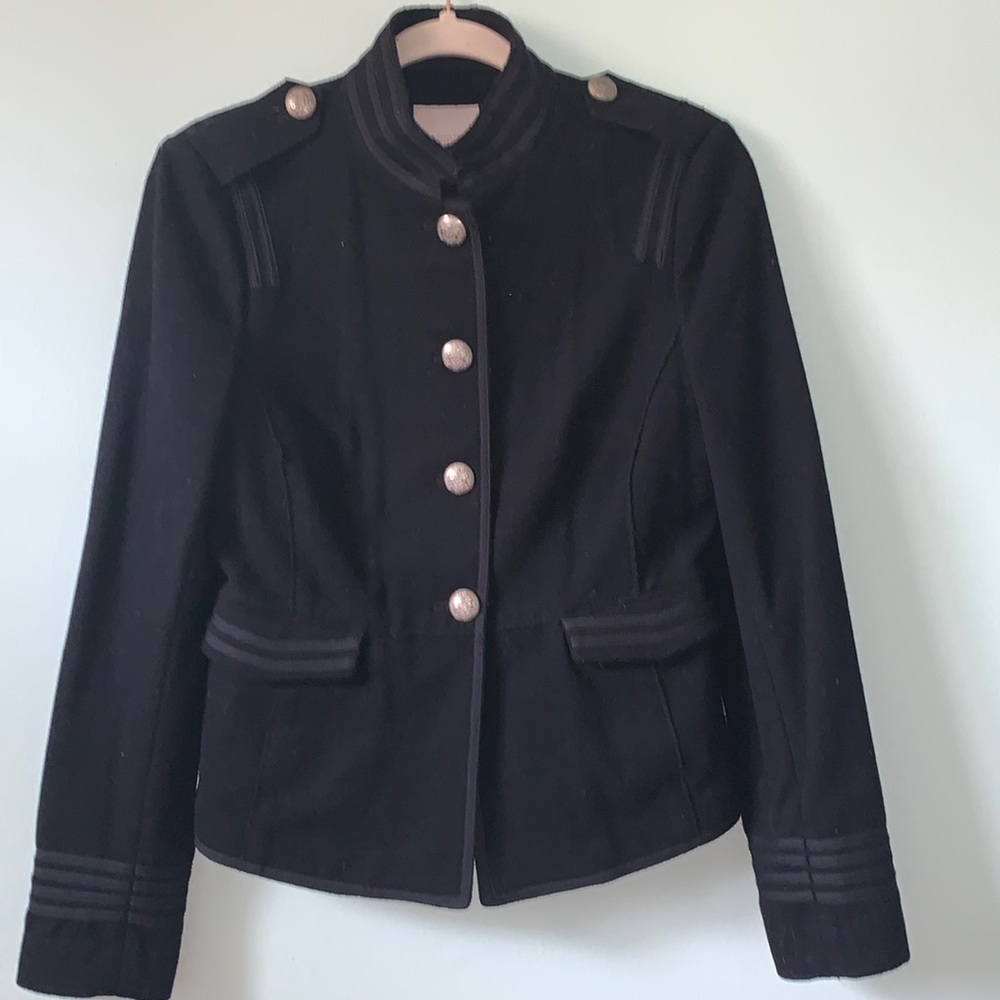Banana Republic Heritage military style wool jacket